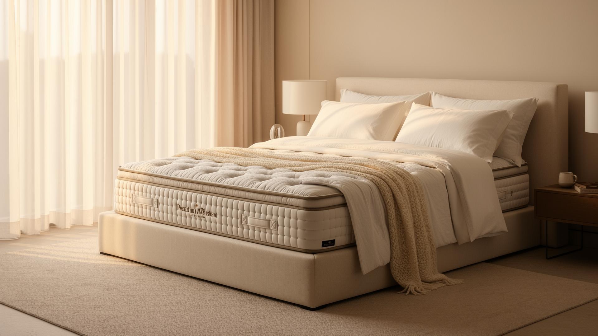 Chambre moderne avec matelas PEB